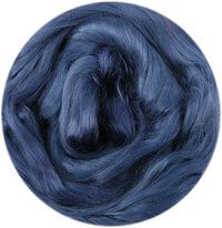Selyem-szálak tenyésztett /Mulberry silk/ hortenzia-kék