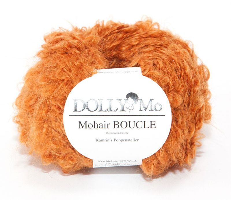 DollyMo Mohair Bouclé "Rust" /ROZSDA/