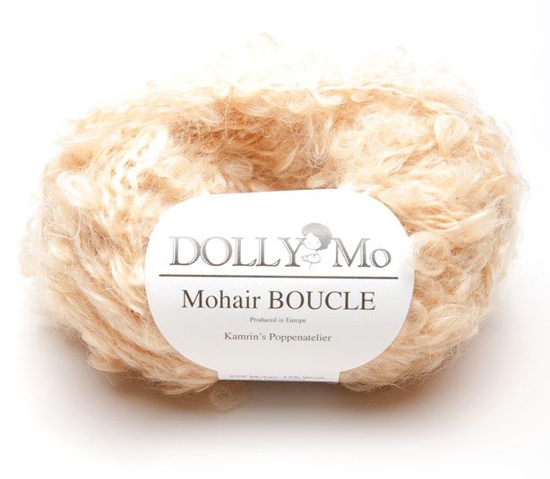 DollyMo Mohair Bouclé "Strawberry Blonde"