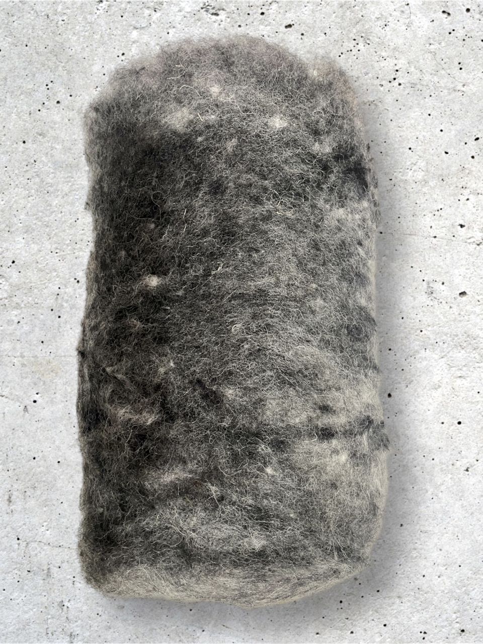 Bergschaf nemezelő gyapjú melíros színkeverék /GRÁNIT/ 33 mic.