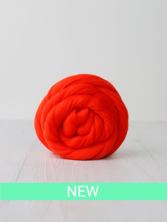 NASTURTIUM (Tűznarancs) 18-19mic. Ausztrál merinó szalaggyapjú