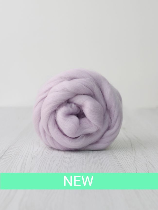 HUSH (Púderlila) 18-19mic. Ausztrál merinó szalaggyapjú